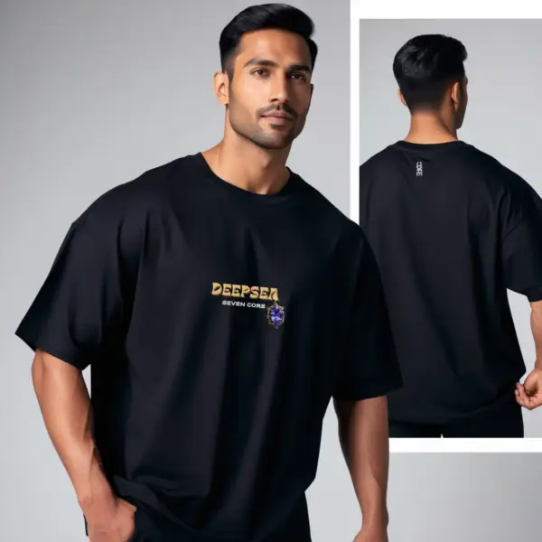 Seven Core Oversized Unisex T-Shirt – "Primal Elements Collection:SUNFIRE"  A tribute to the original forces of nature that shape destiny and identity. - Image 7