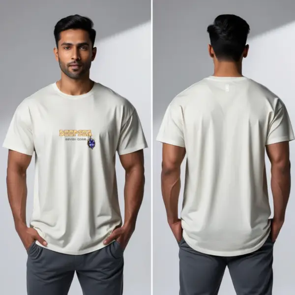 Seven Core Oversized Unisex T-Shirt – "Primal Elements Collection:SUNFIRE"  A tribute to the original forces of nature that shape destiny and identity. - Image 8