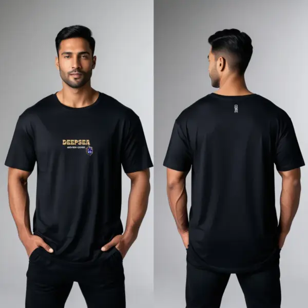 Seven Core Oversized Unisex T-Shirt – "Primal Elements Collection:SUNFIRE"  A tribute to the original forces of nature that shape destiny and identity. - Image 2