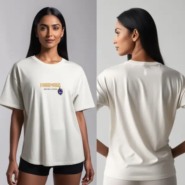 Seven Core Oversized Unisex T-Shirt – "Primal Elements Collection:SUNFIRE"  A tribute to the original forces of nature that shape destiny and identity. - Image 4