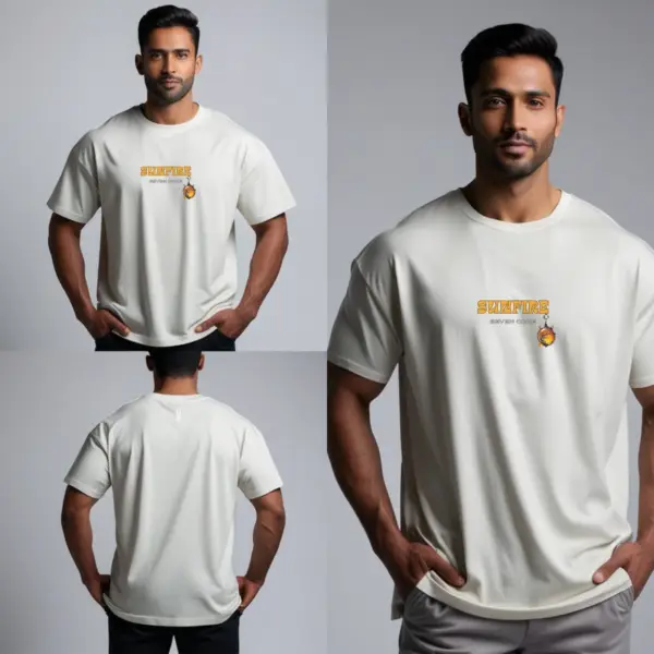 Seven Core Oversized Unisex T-Shirt – "Primal Elements Collection:SUNFIRE"  A tribute to the original forces of nature that shape destiny and identity. - Image 6