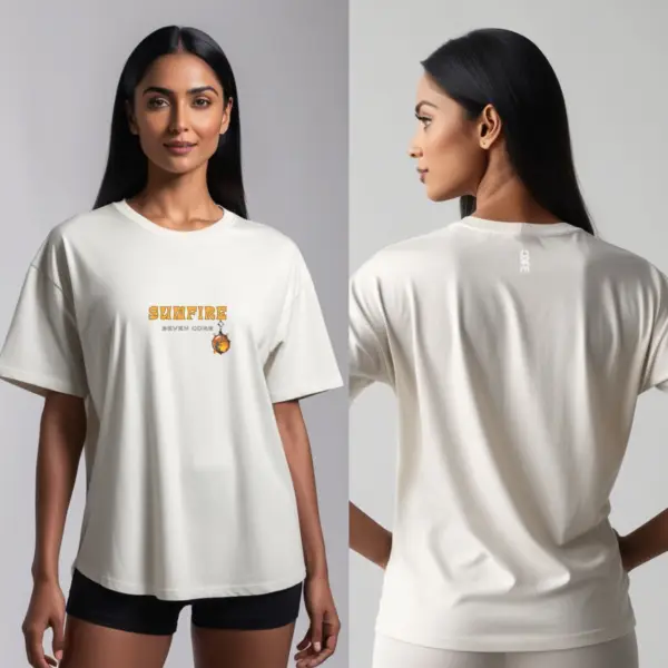 Seven Core Oversized Unisex T-Shirt – "Music Paints Emotion" Where rhythm meets soul — wear the sound of your emotions. - Image 9